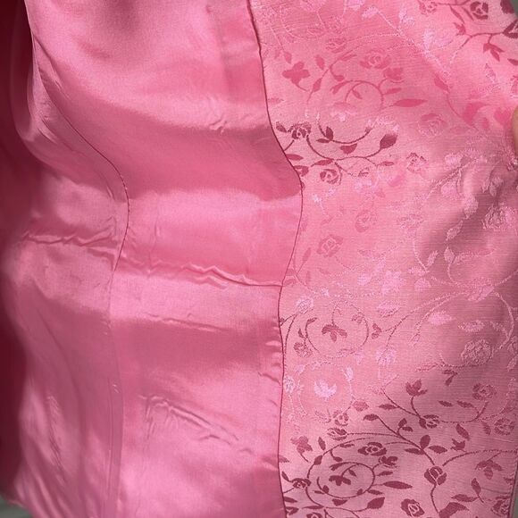 Oscar de la Renta VTG Pink Blazer Linen & Silk
NWOT SZ 8 P Beverly Hills - Picture 6 of 14
